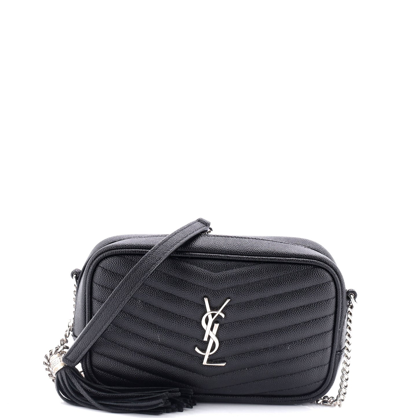Luxury Saint Laurent Lou Camera Bag Matelasse Chevron Leather Mini
