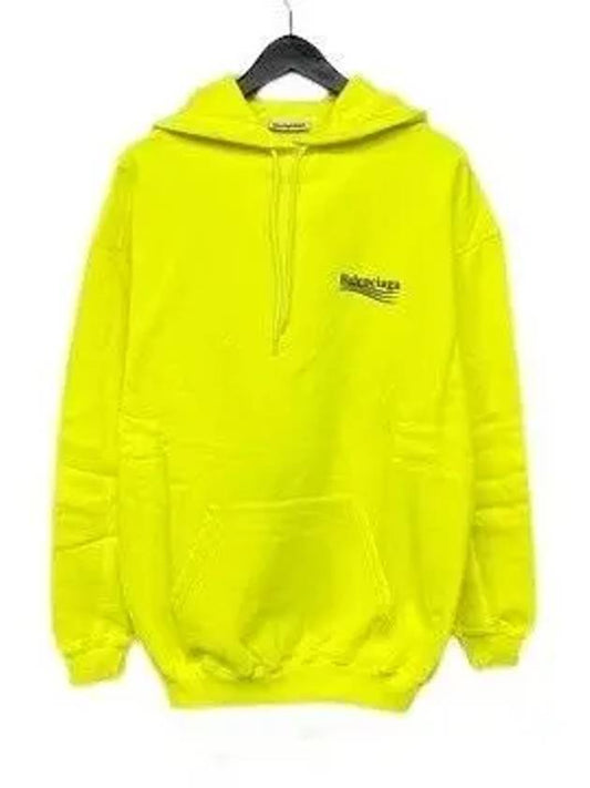 Luxury Balenciaga Wave Logo Hoodie Sweatshirt Neon Yellow