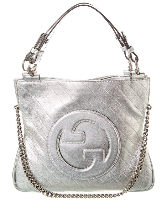 Luxury Gucci Trending 2025 Blondie Small Leather Tote