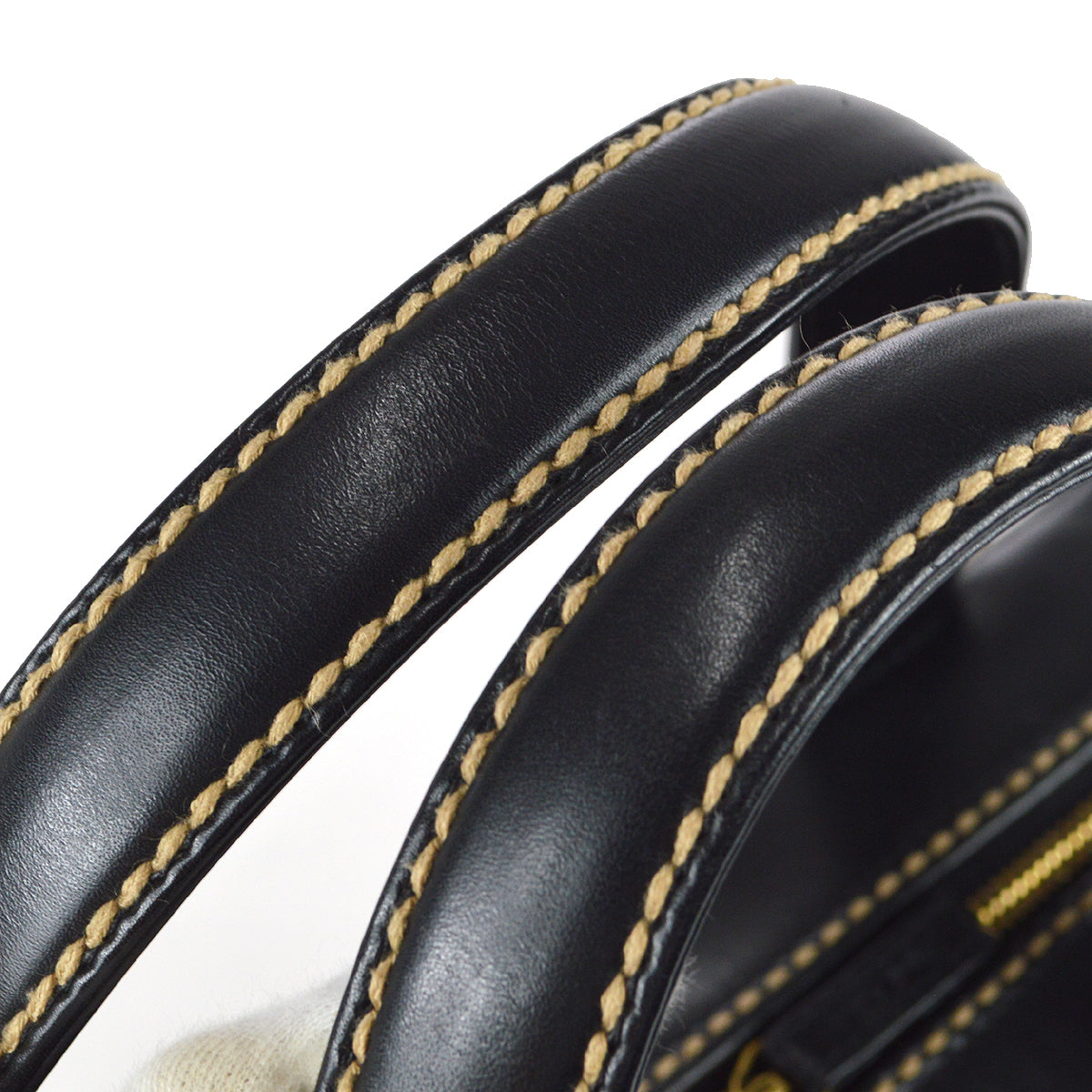 Luxury Chanel 2000-2001 Wild Stitch Handbag Black Calfskin