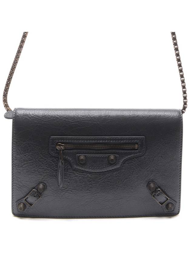 Luxury Balenciaga Giant Chain Cross Bag Grey