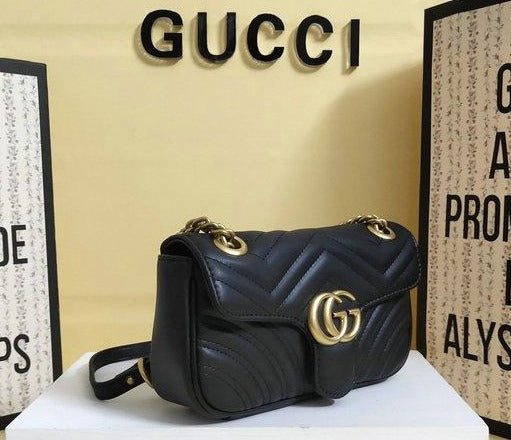Women's Luxury Gucci GG Marmont matelassé mini bag