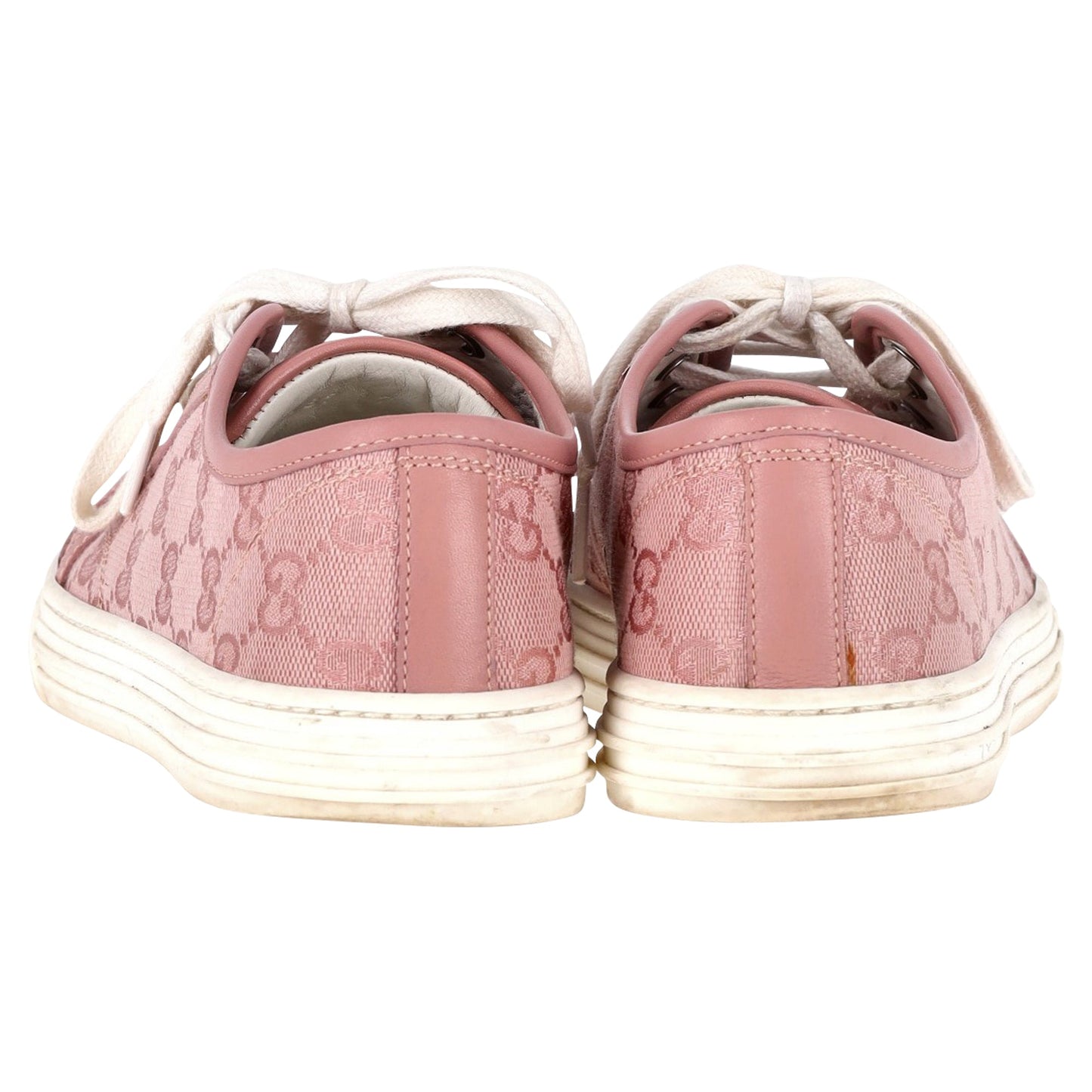 Luxury Gucci Trending 2025 GG Monogram Low Top Sneakers in Pink Leather