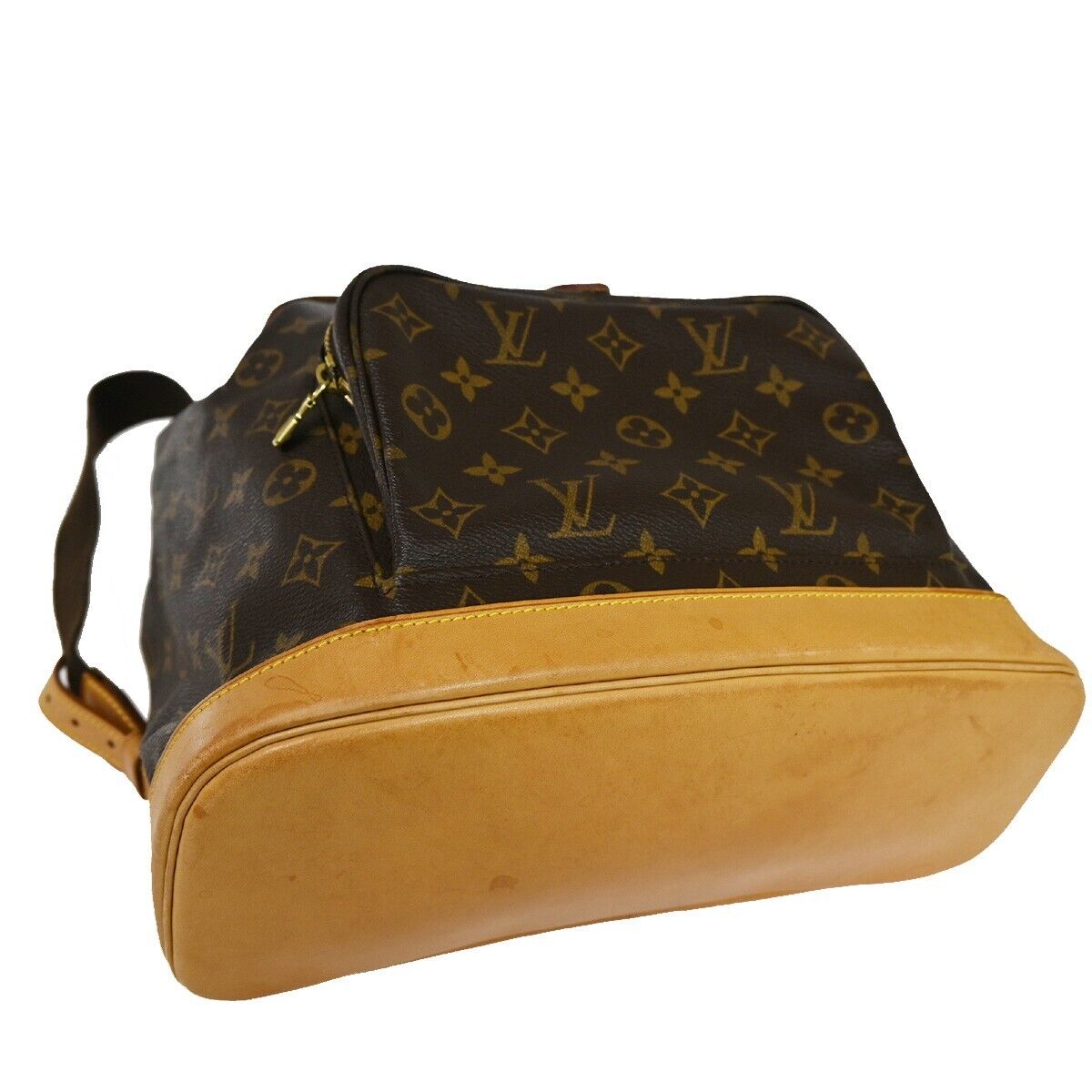 Louis Vuitton Montsouris Gm  Canvas Backpack Bag ()