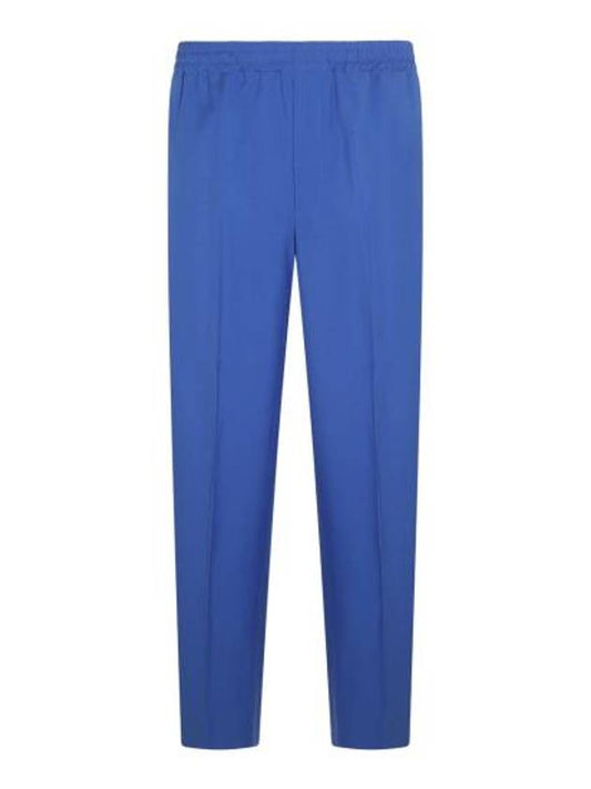 Luxury Gucci Trending 2025 Interlocking G Wool Mohair Track Pants Blue
