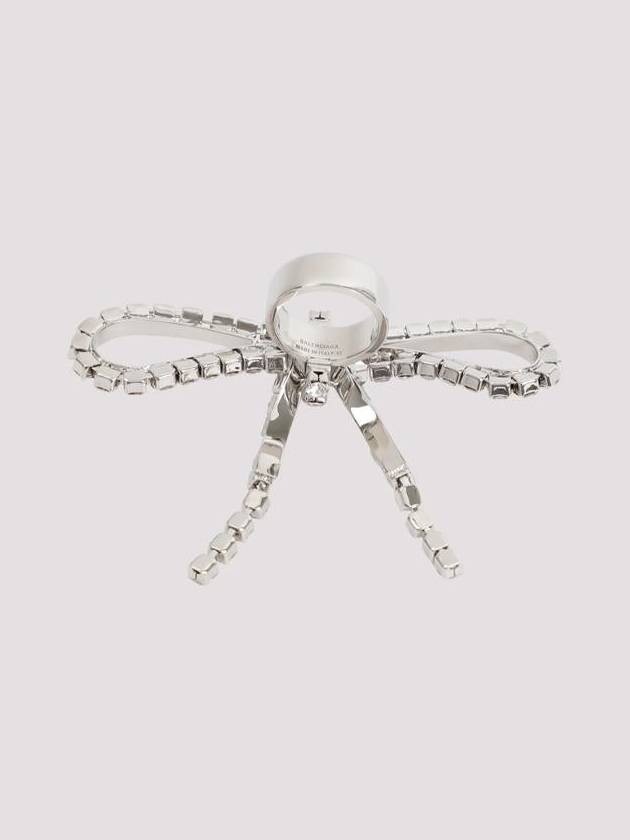 Luxury Balenciaga ring 748033 TZ23S 7155 SILVER CRYSTAL