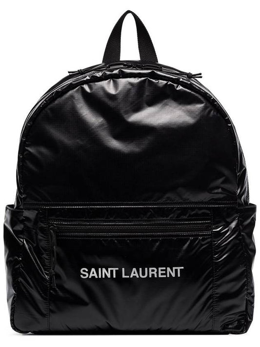 Luxury Saint Laurent Nuxx Backpack In Nylon Backpack Black