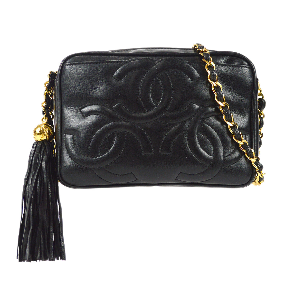 Luxury Chanel 1994-1996 Lambskin Mini Pocket Camera Bag