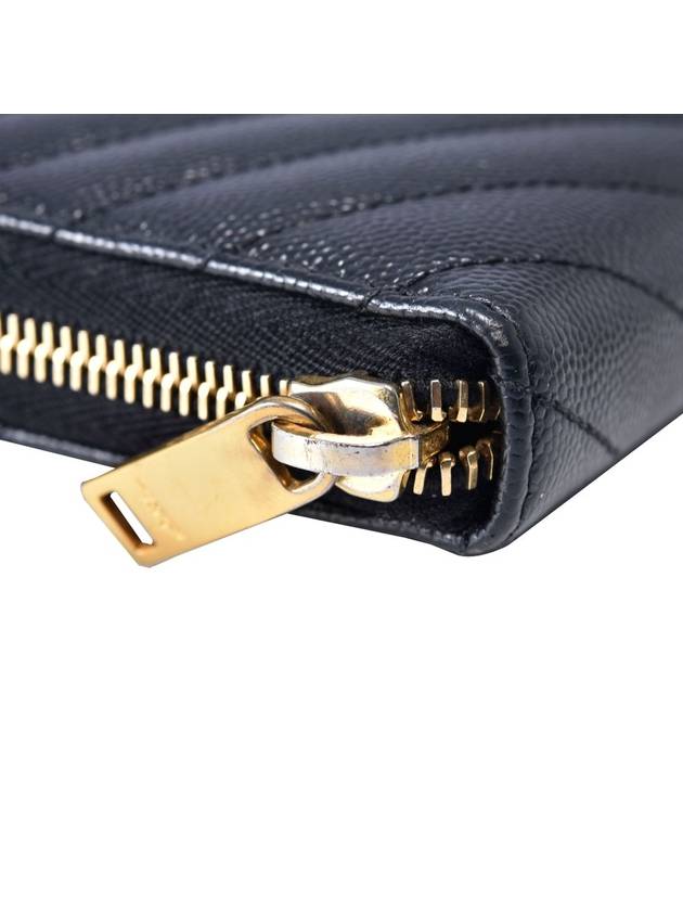 Luxury Saint Laurent Women s caviar long wallet 358094