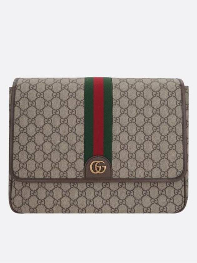 Luxury Gucci Trending 2025 Men's Ophidia GG Cross Bag Beige Ebony