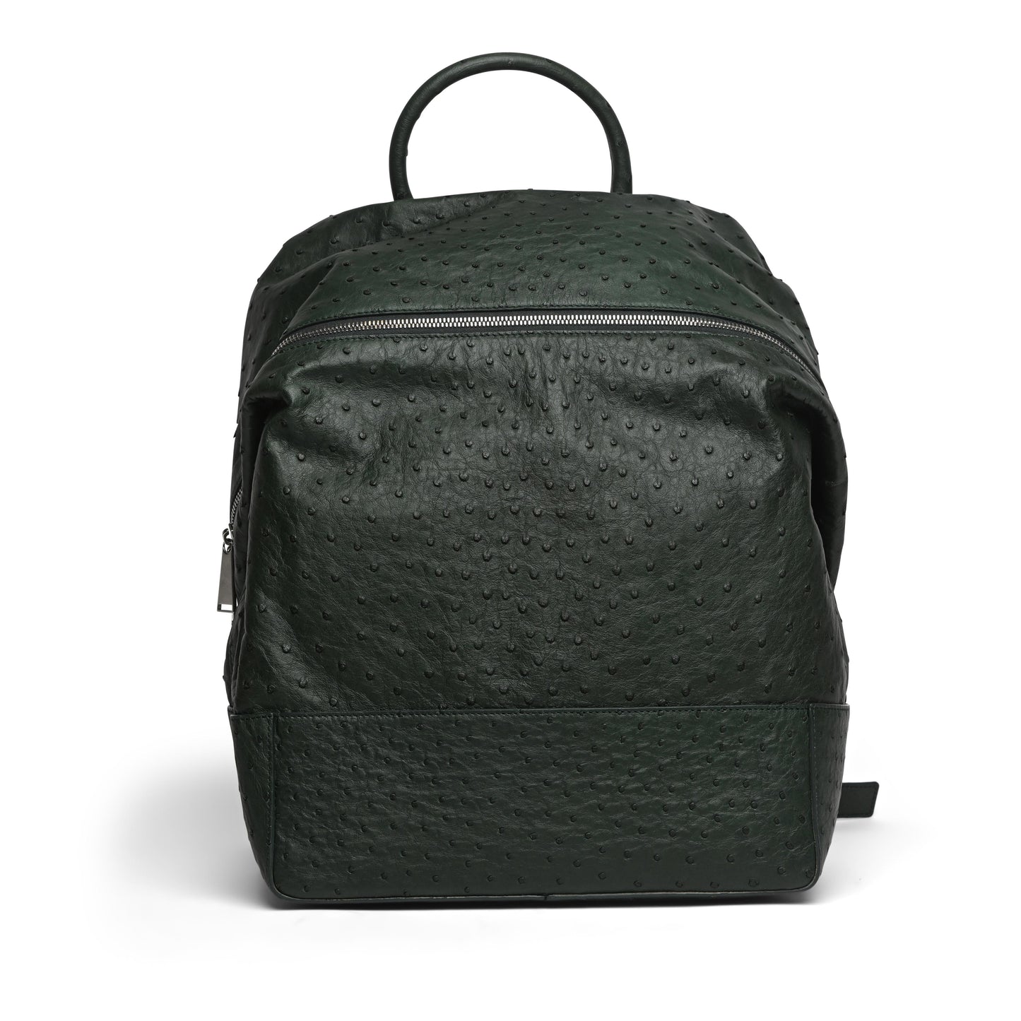 Luxury Bottega Veneta Ostrich Leather Backpack
