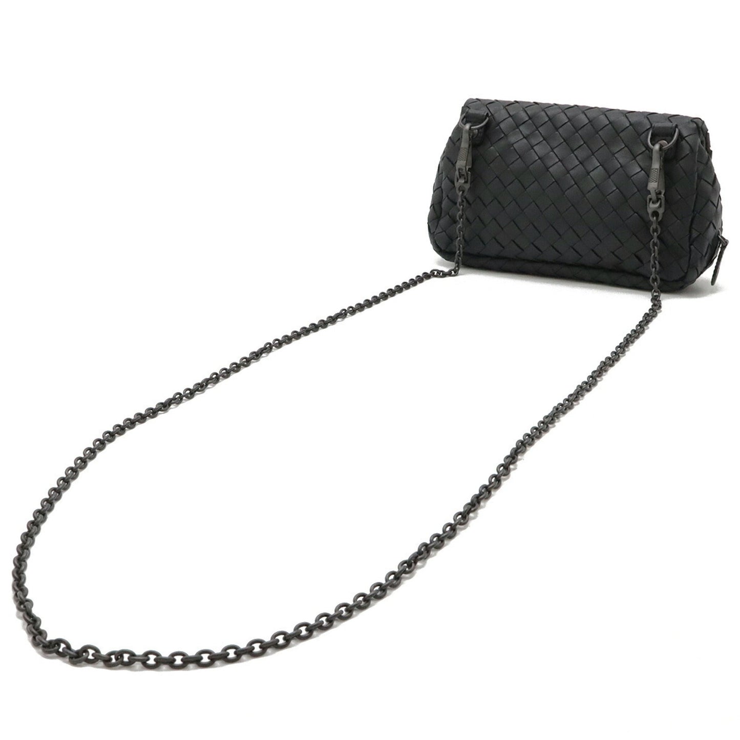Luxury Bottega Veneta  Leather Pochette Pouch Shoulder Bag ()