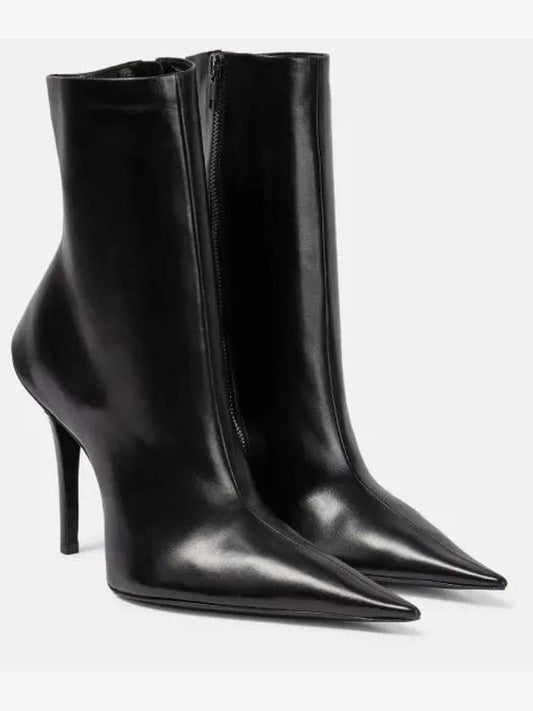 Luxury Balenciaga Witch 110MM Middle Boots Black