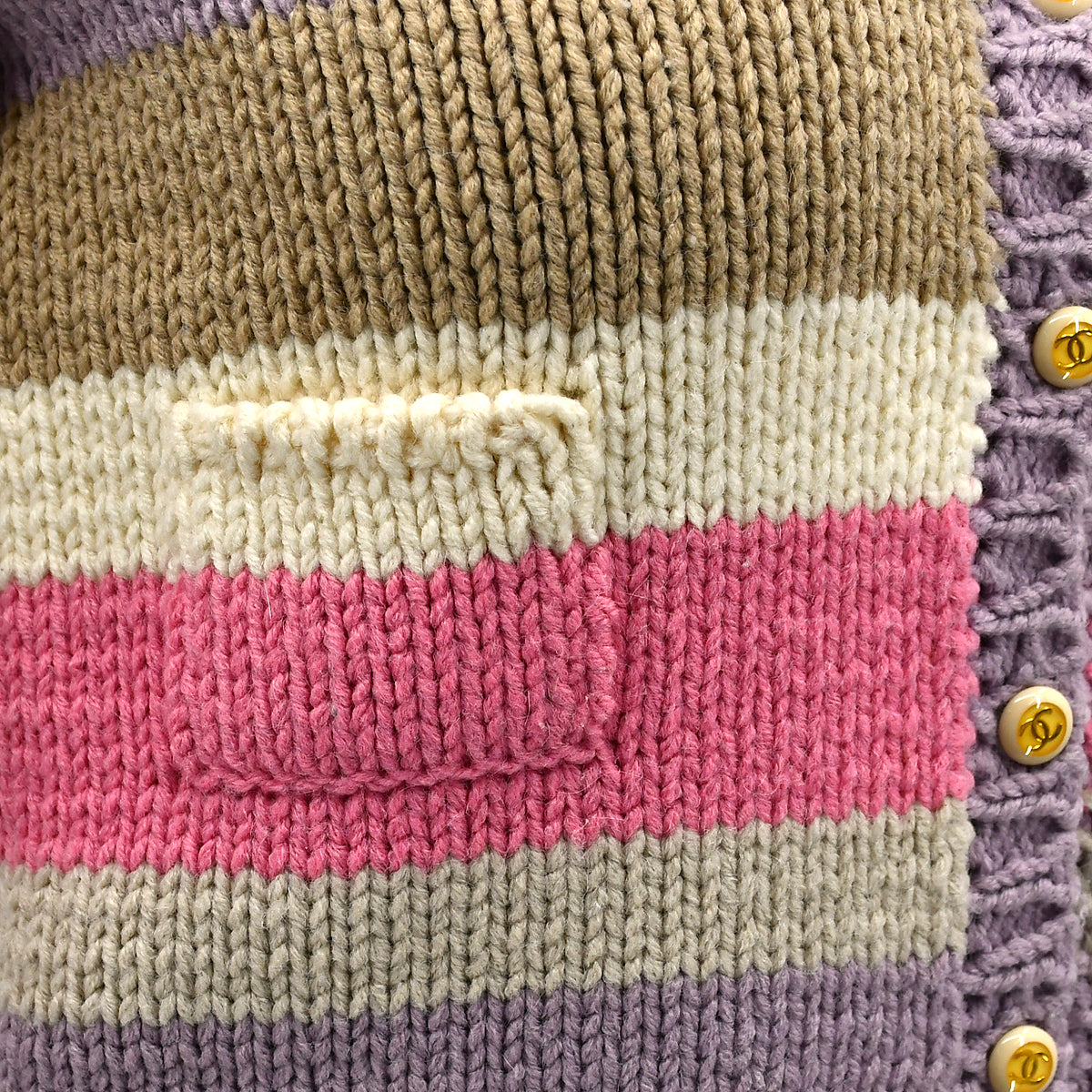Chanel Fall 2001 knitted cardigan #38