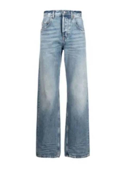 Luxury Saint Laurent Long Extreme Lake Medium Baggy Jeans Blue