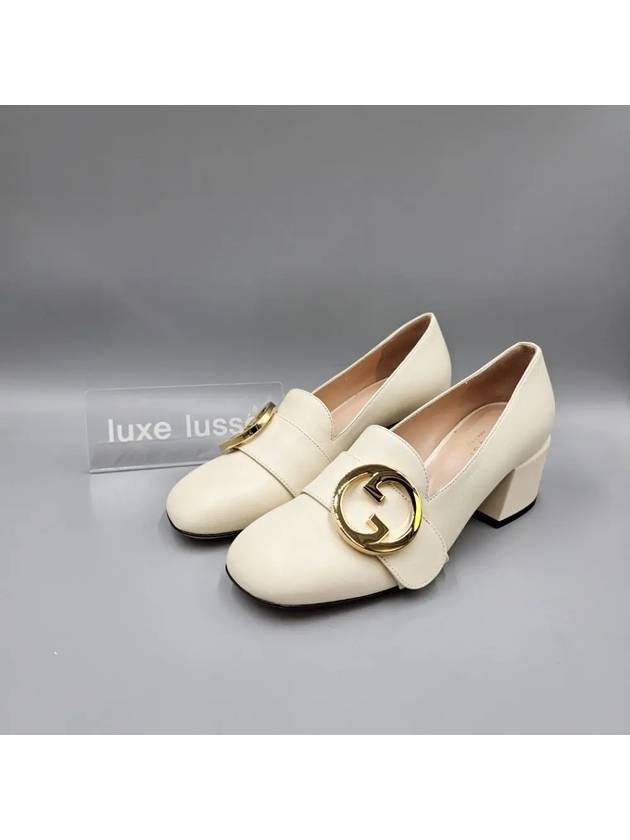 Luxury Gucci Trending 2025 Women's Blondie Interlocking G Pumps White
