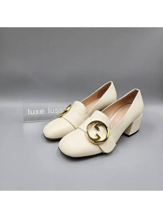 Luxury Gucci Trending 2025 Women's Blondie Interlocking G Pumps White