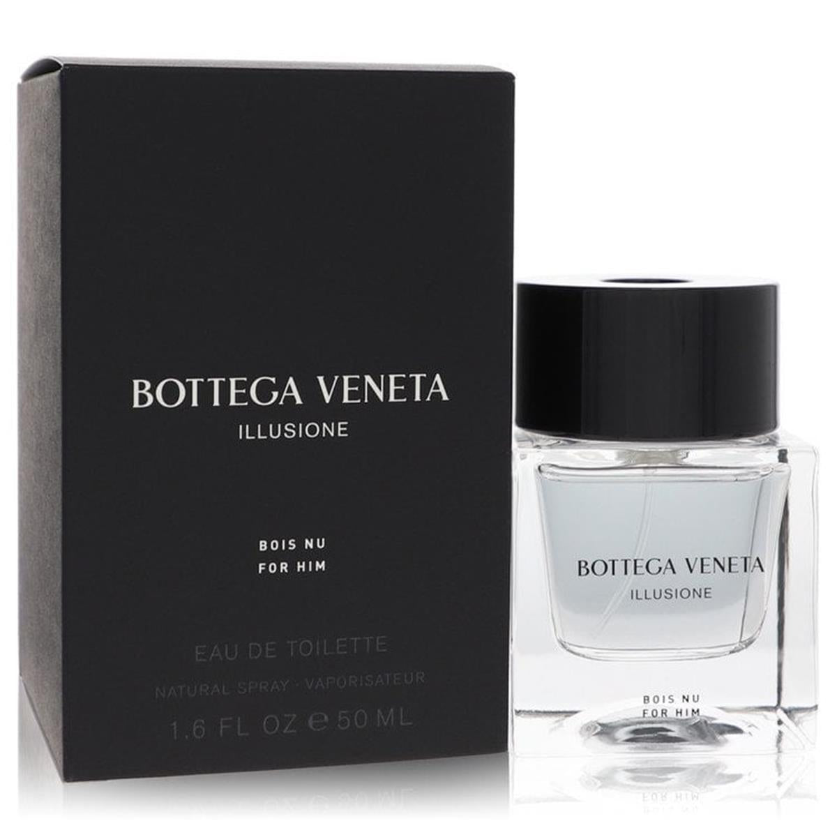 Luxury Bottega Veneta  1.7 oz Luxury Bottega Veneta Illusione Bois Nu Mens Eau De Toilette Spray