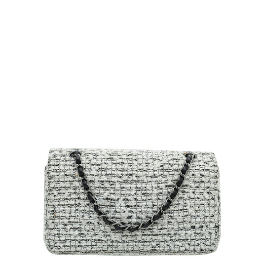 Chanel Bicolor Reissue Tweed Garden Party 224 Double Flap Bag