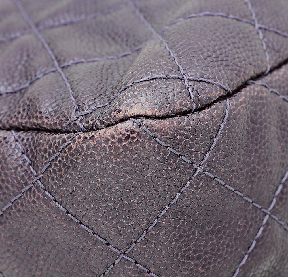 Chanel Violet CC Easy Flap Jumbo Bag