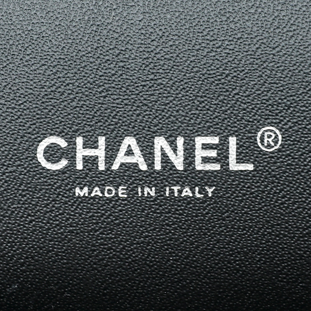 Chanel Black CC Classic Double Flap Maxi Bag