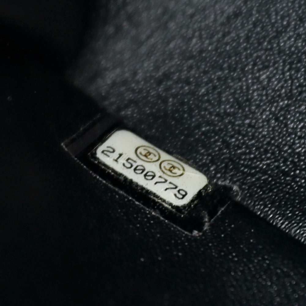 Chanel Black CC Classic Double Flap Maxi Bag