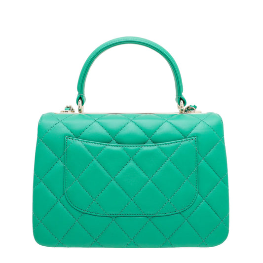 Chanel Green CC Trendy Small Bag