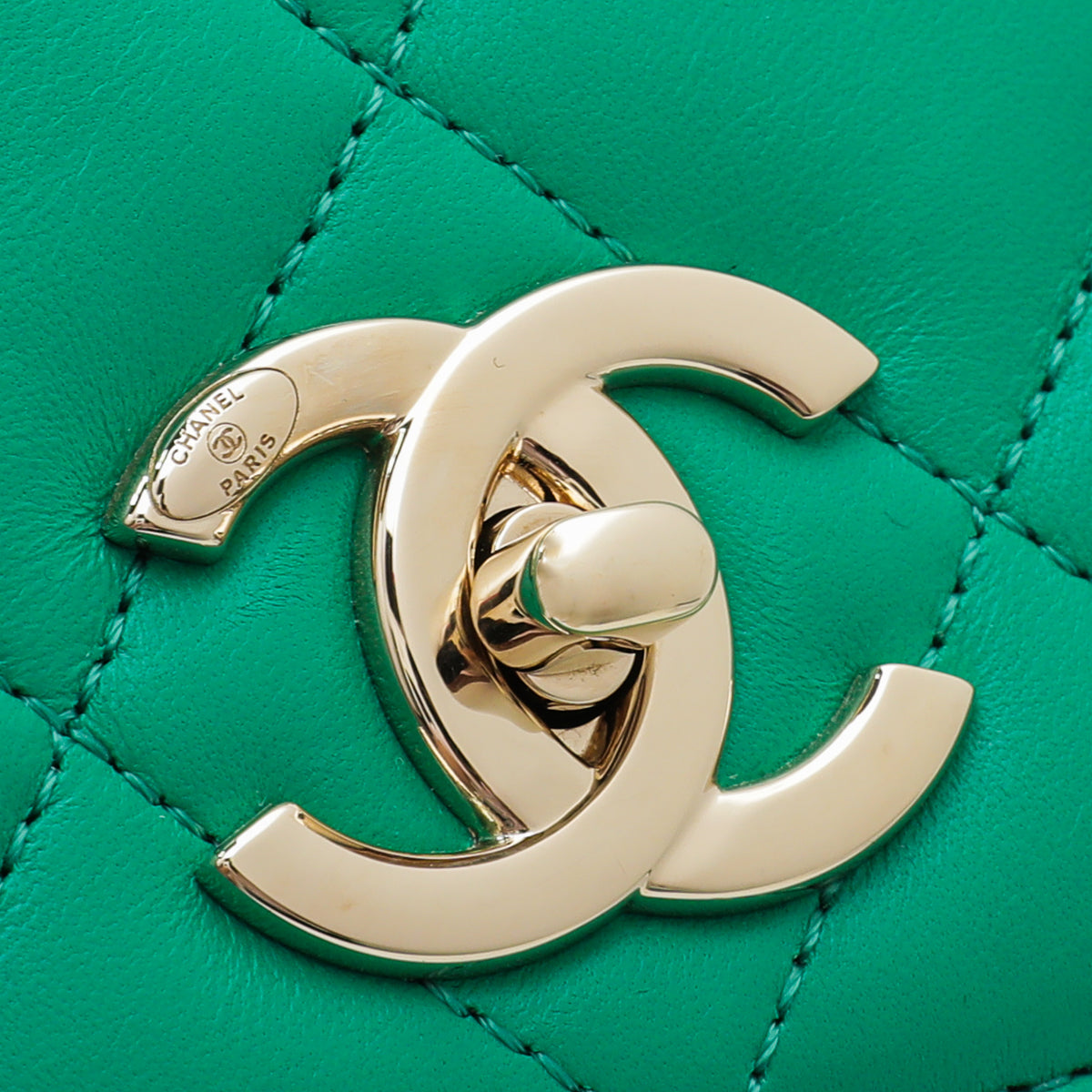 Chanel Green CC Trendy Small Bag