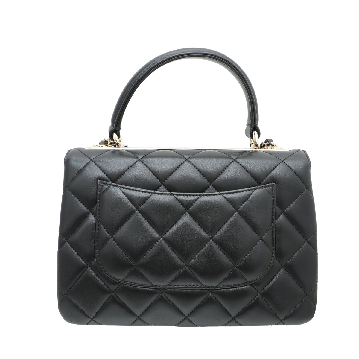 Chanel Black CC Trendy Top Handle Bag