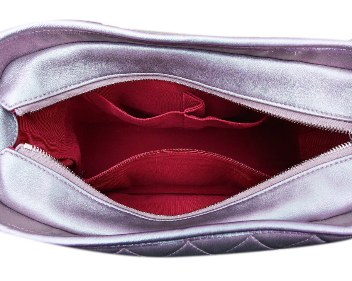Chanel Purple Rainbow CC Unicorn Gabrielle Iridescent Bag