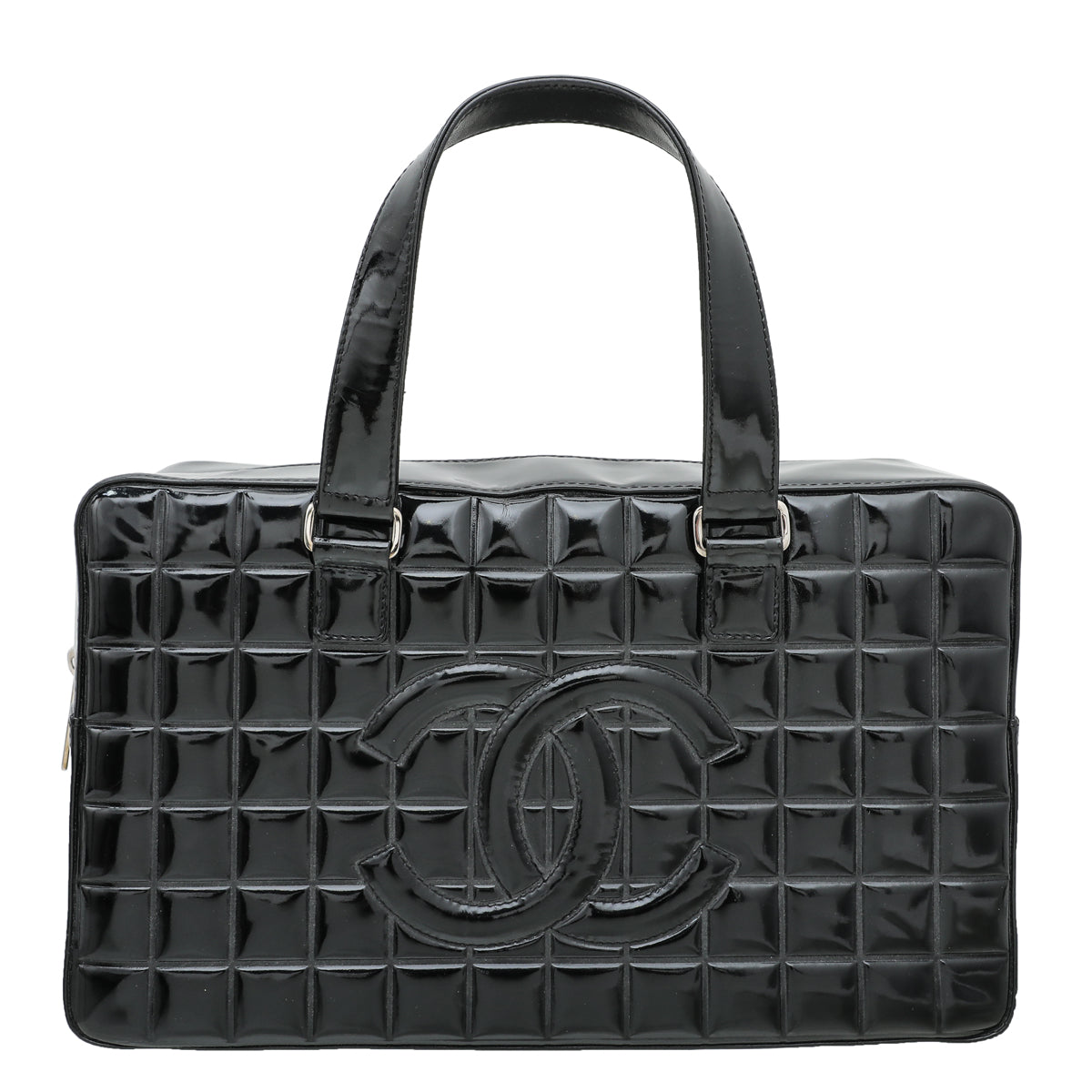 Chanel Black Chocolate Bar Bowler Bag