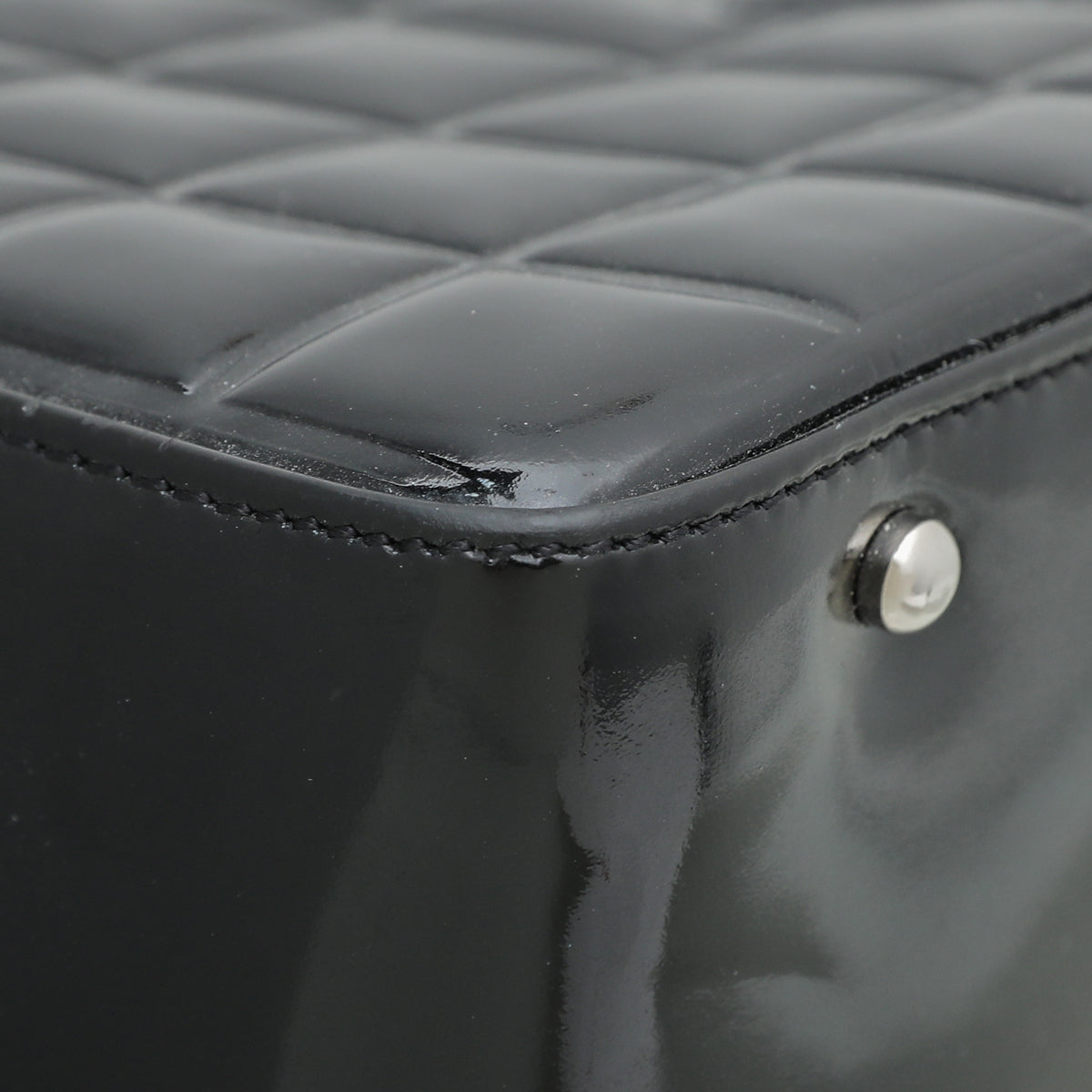 Chanel Black Chocolate Bar Bowler Bag