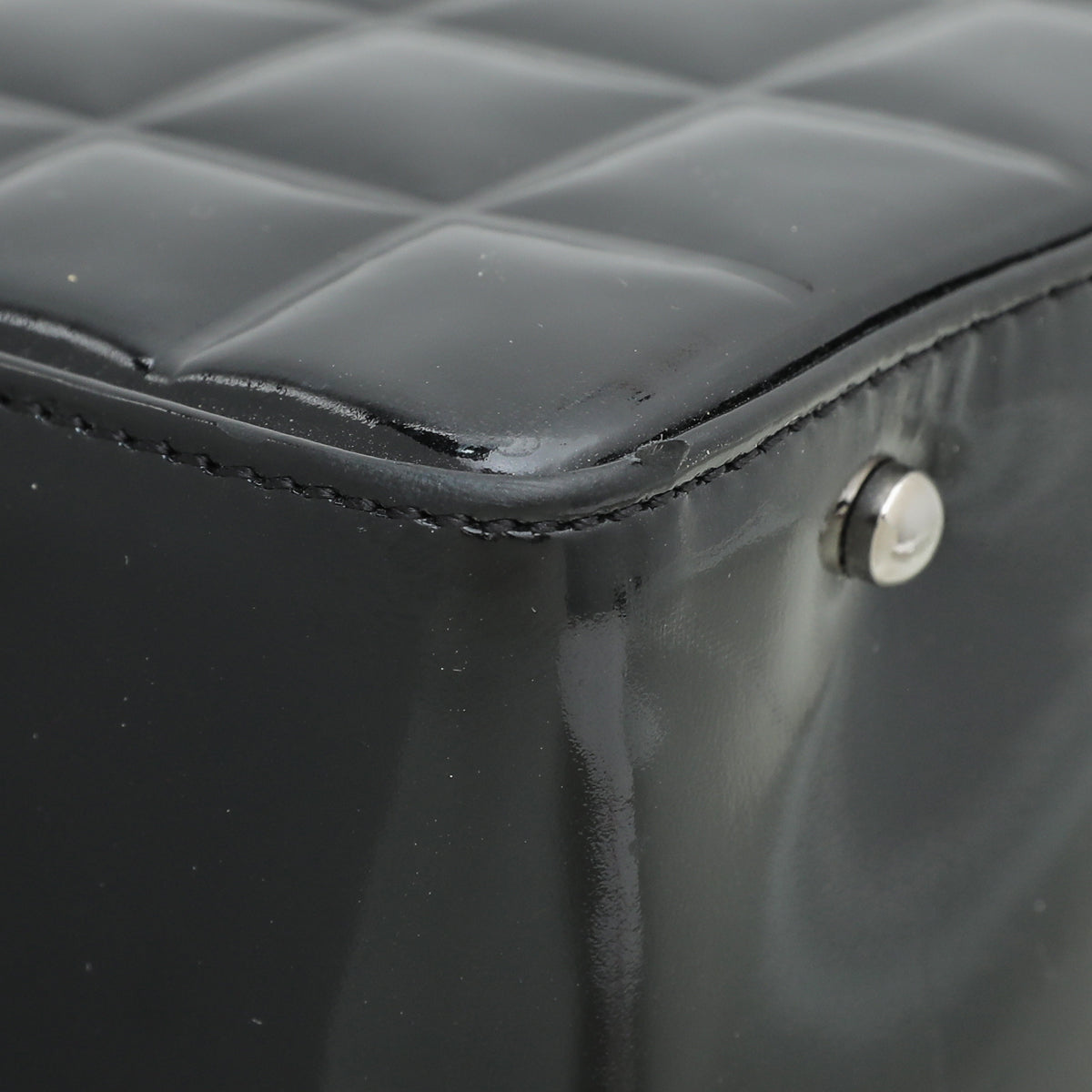 Chanel Black Chocolate Bar Bowler Bag