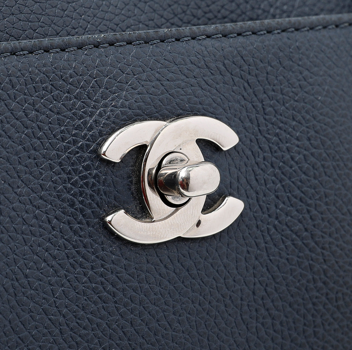 Chanel Blue Executive Cerf Tote Bag