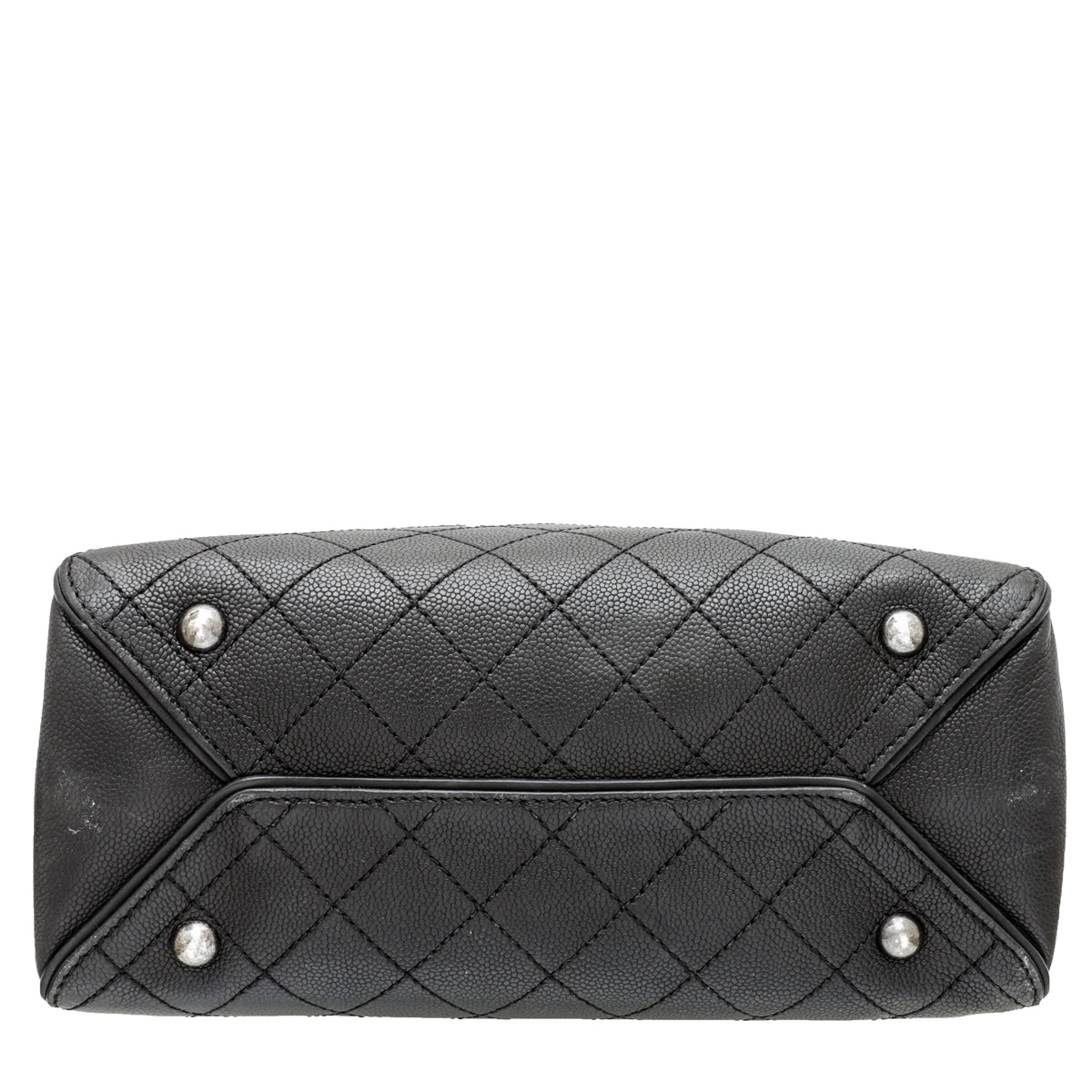 Chanel Black Hampton Convertible Tote Bag