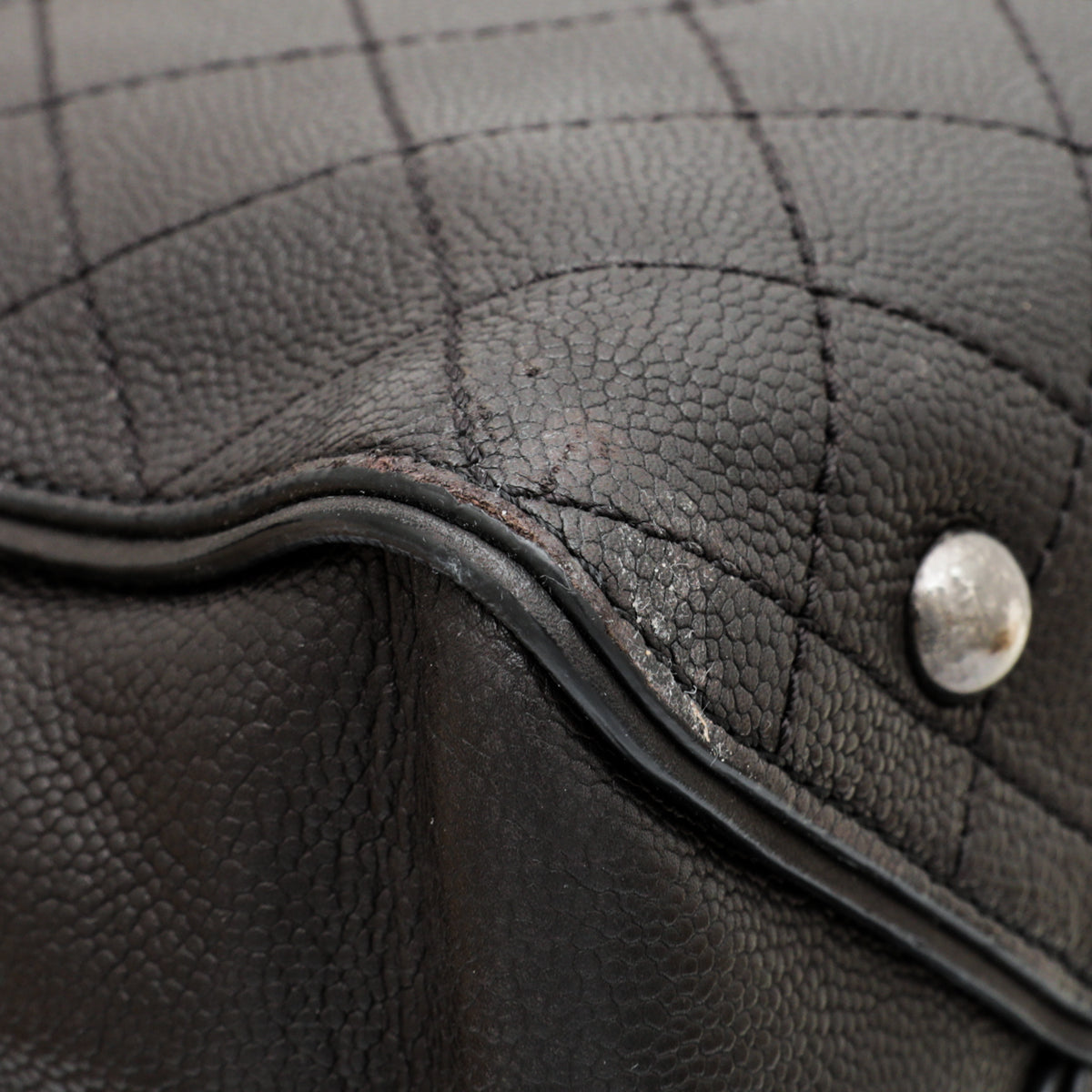 Chanel Black Hampton Convertible Tote Bag