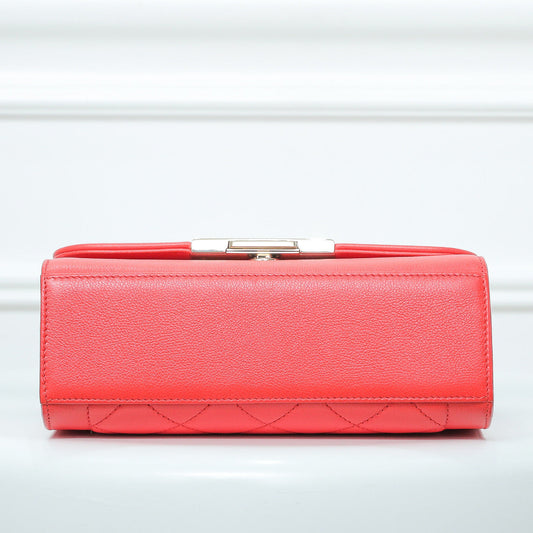 Chanel Coral Label Click Flap Small Bag