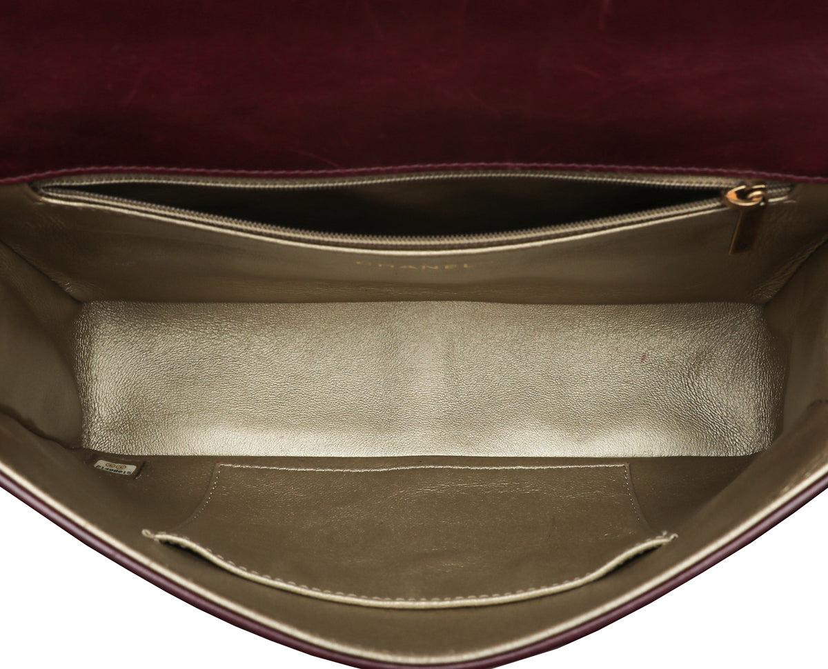 Chanel Burgundy Le Boy A Tale From Paris To Salzburg Bag