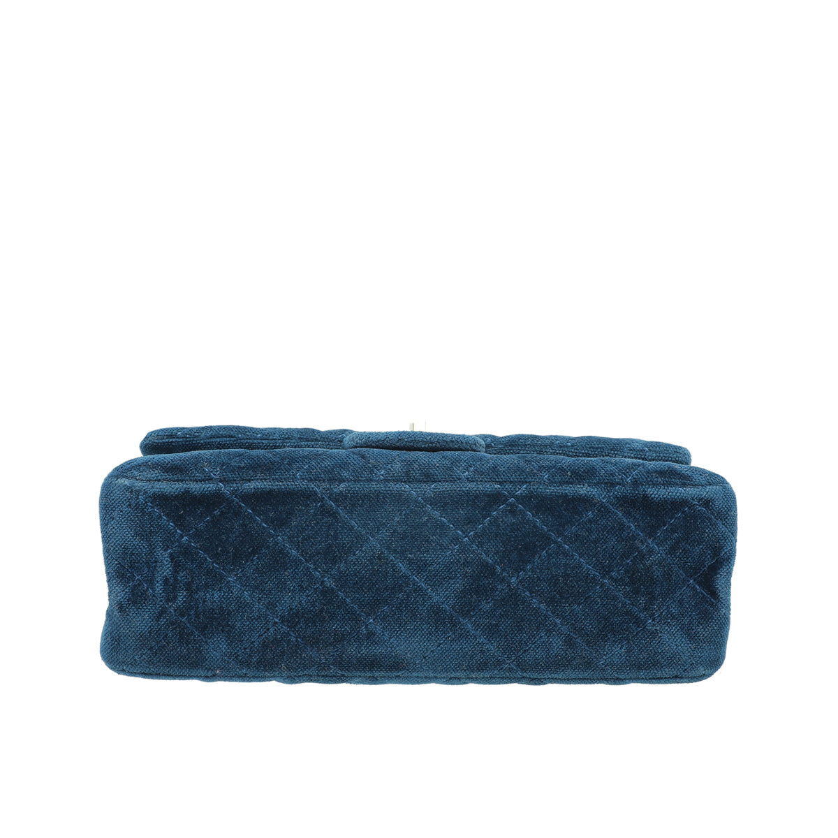 Chanel Blue Velvet Reissue Double Flap Bag