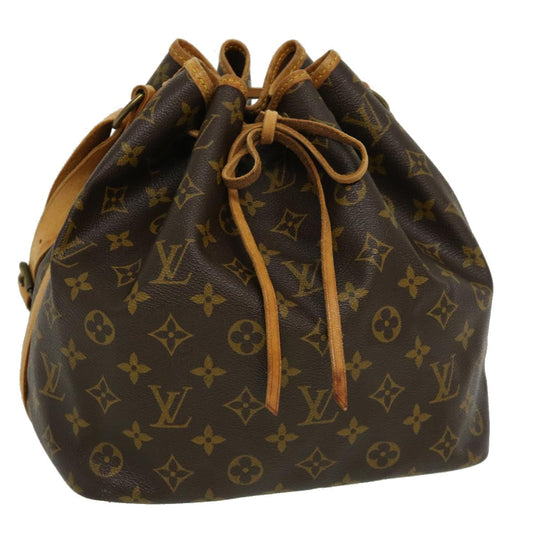 LOUIS VUITTON Monogram Petit Noe Shoulder Bag M42226 LV cl056