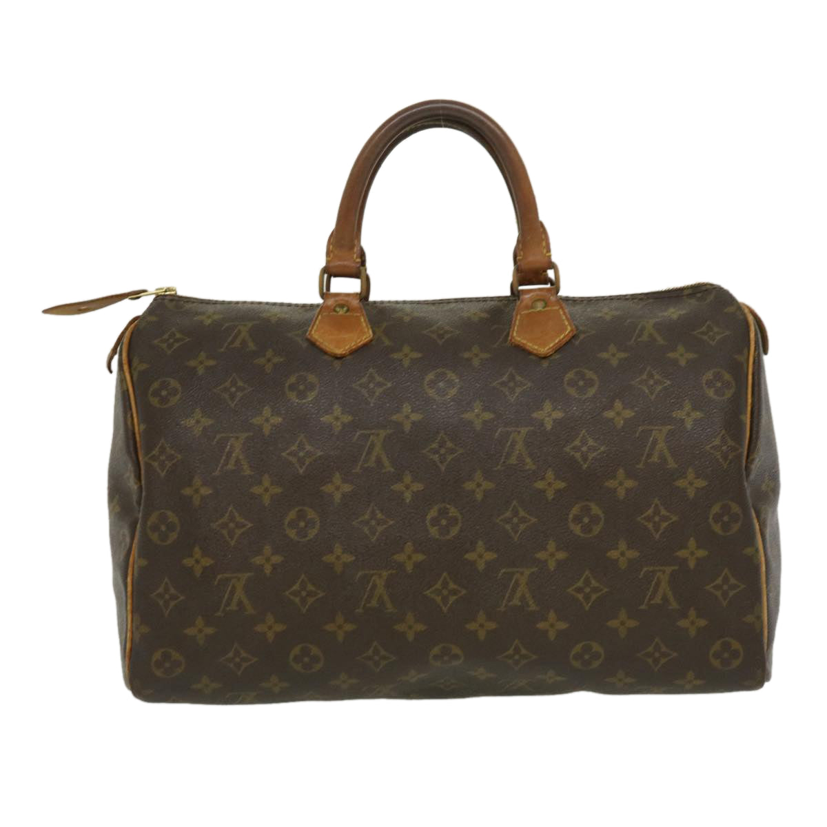 LOUIS VUITTON Monogram Speedy 35 Hand Bag M41524 LV cl057