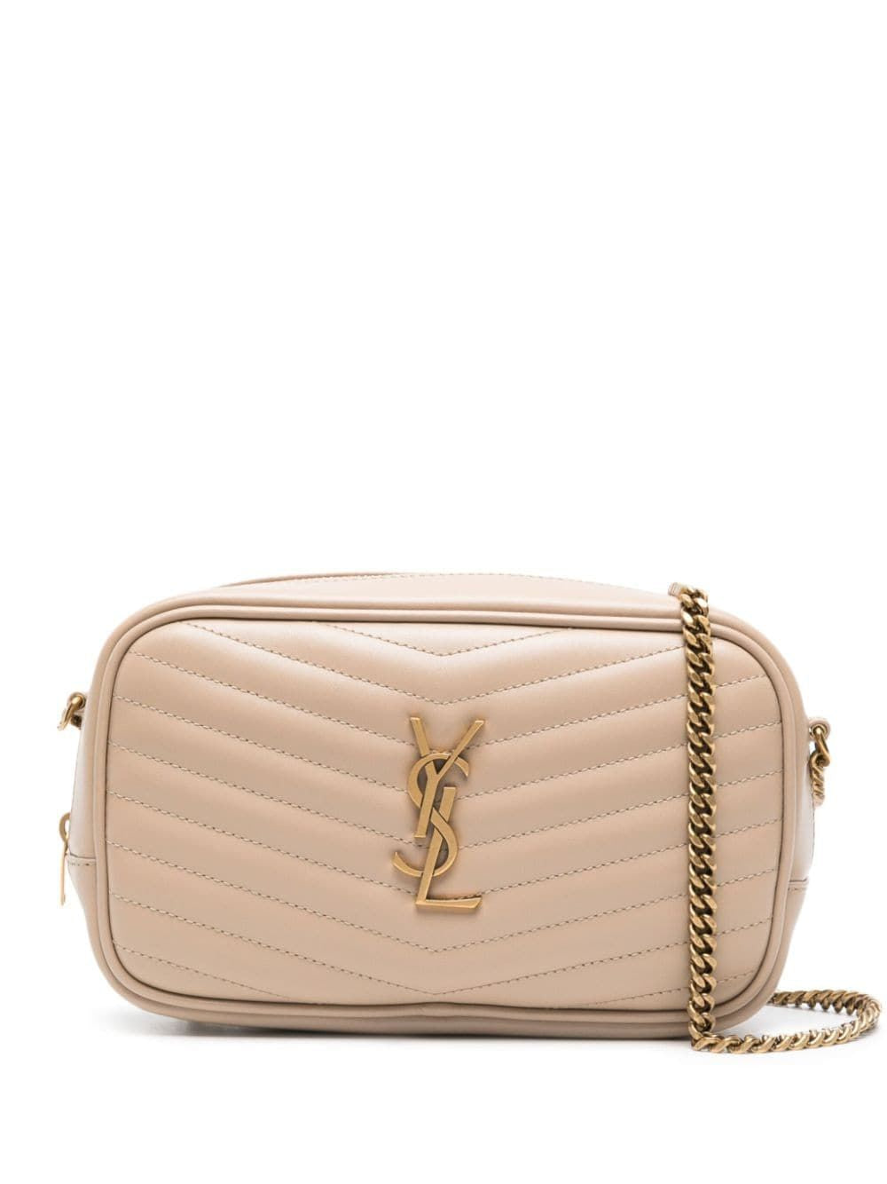 Luxury Saint Laurent Women's Lou Mini Bag in Dkbeige | 748849DV707