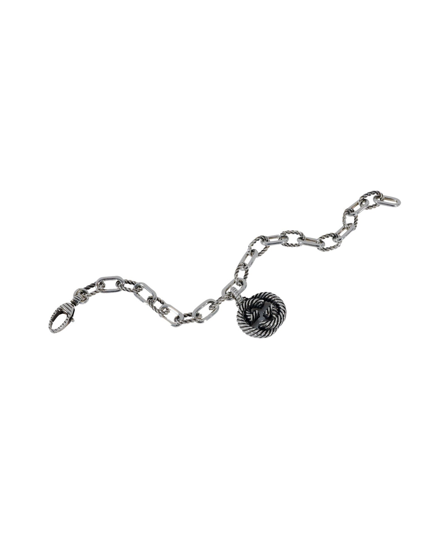 Luxury Gucci Trending 2025 Twisted G Bracelet in  Sterling Silver