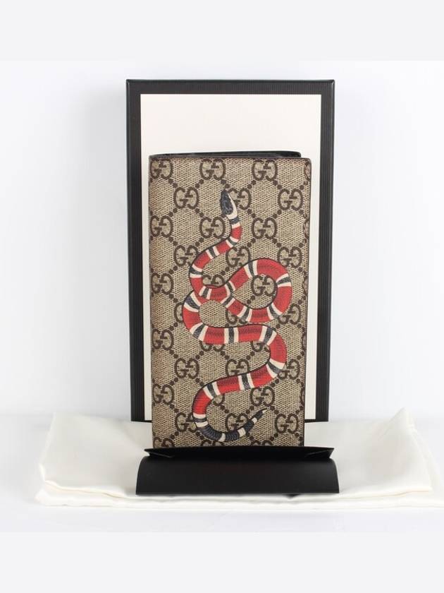 Luxury Gucci Trending 2025 Snake zipper long wallet