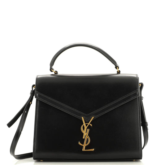 Luxury Saint Laurent Cassandra Top Handle Bag Leather Medium
