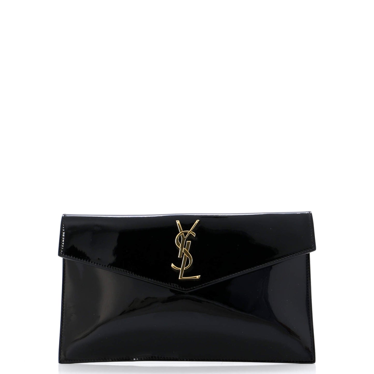 Luxury Saint Laurent Uptown Pouch Patent