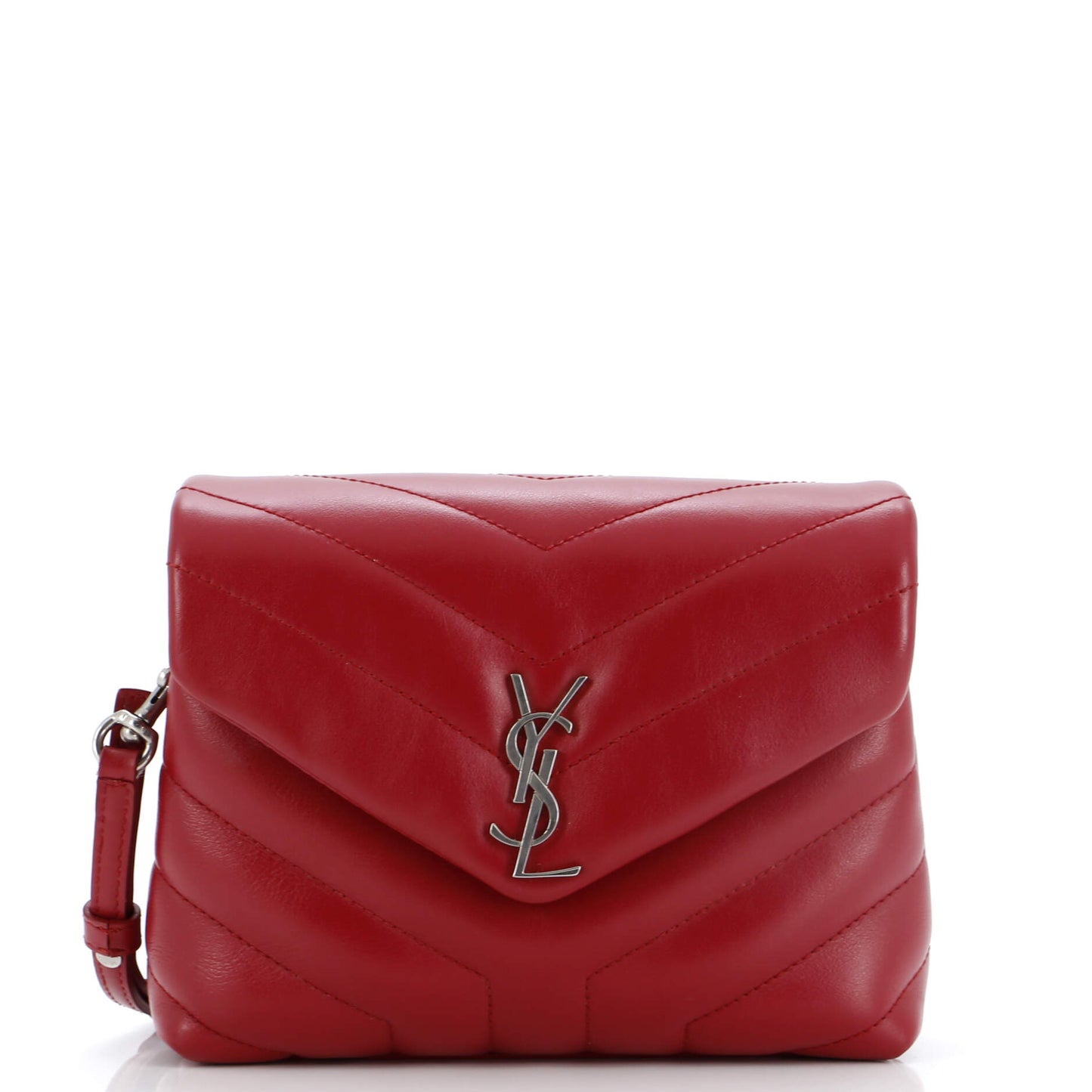 Luxury Saint Laurent Loulou Shoulder Bag Matelasse Chevron Leather Toy