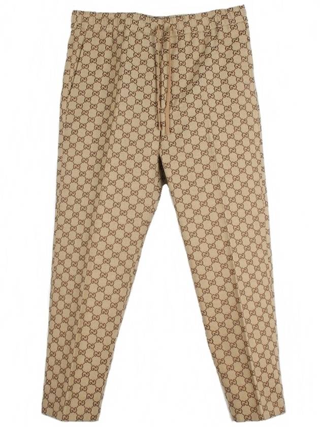 Luxury Gucci Trending 2025 GG canvas track pants 48