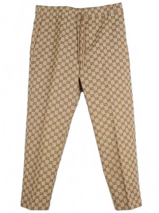 Luxury Gucci Trending 2025 GG canvas track pants 48
