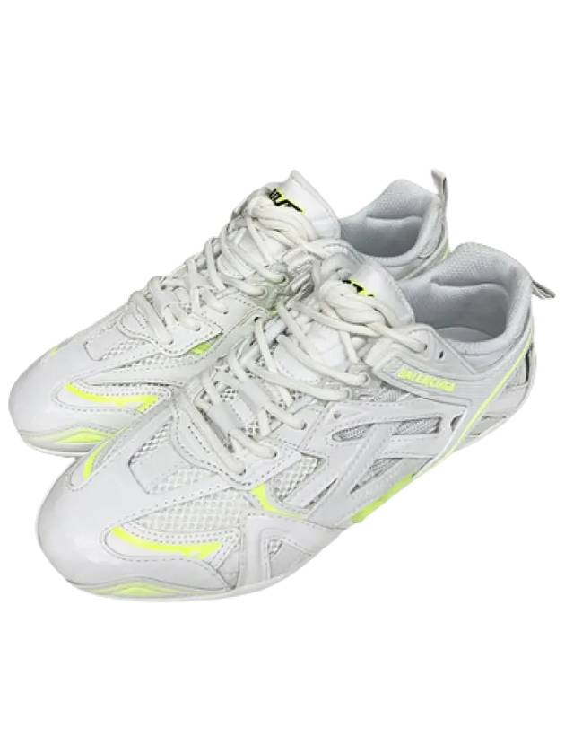 Luxury Balenciaga Drive Low Top Sneakers Fluo Yellow White